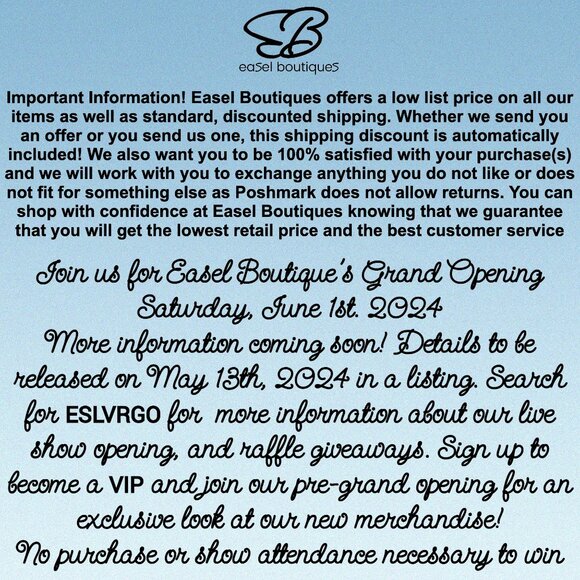 EASEL “Great Vibes” Mixed Print Relaxed & Stretchy Fit Top Defined Seams Details - Picture 16 of 16